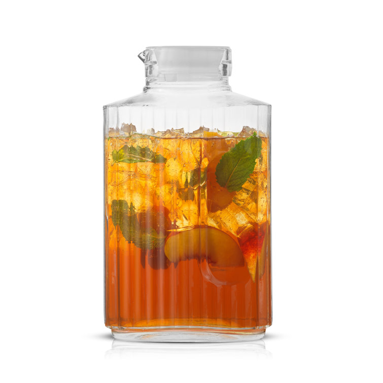 Joyjolt Glass Pitcher with Lids for Iced Tea of Juice Pitcher, Beverage